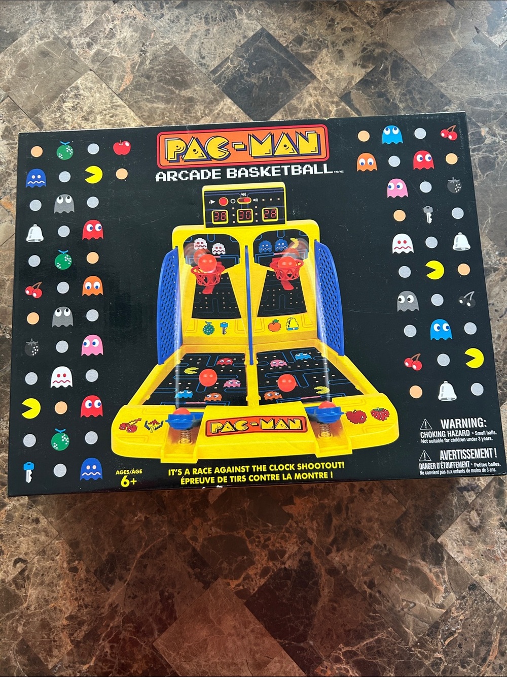 NWT 🆕 PAC-MAN Arcade Basketball Tabletop Game - Factory Sealed